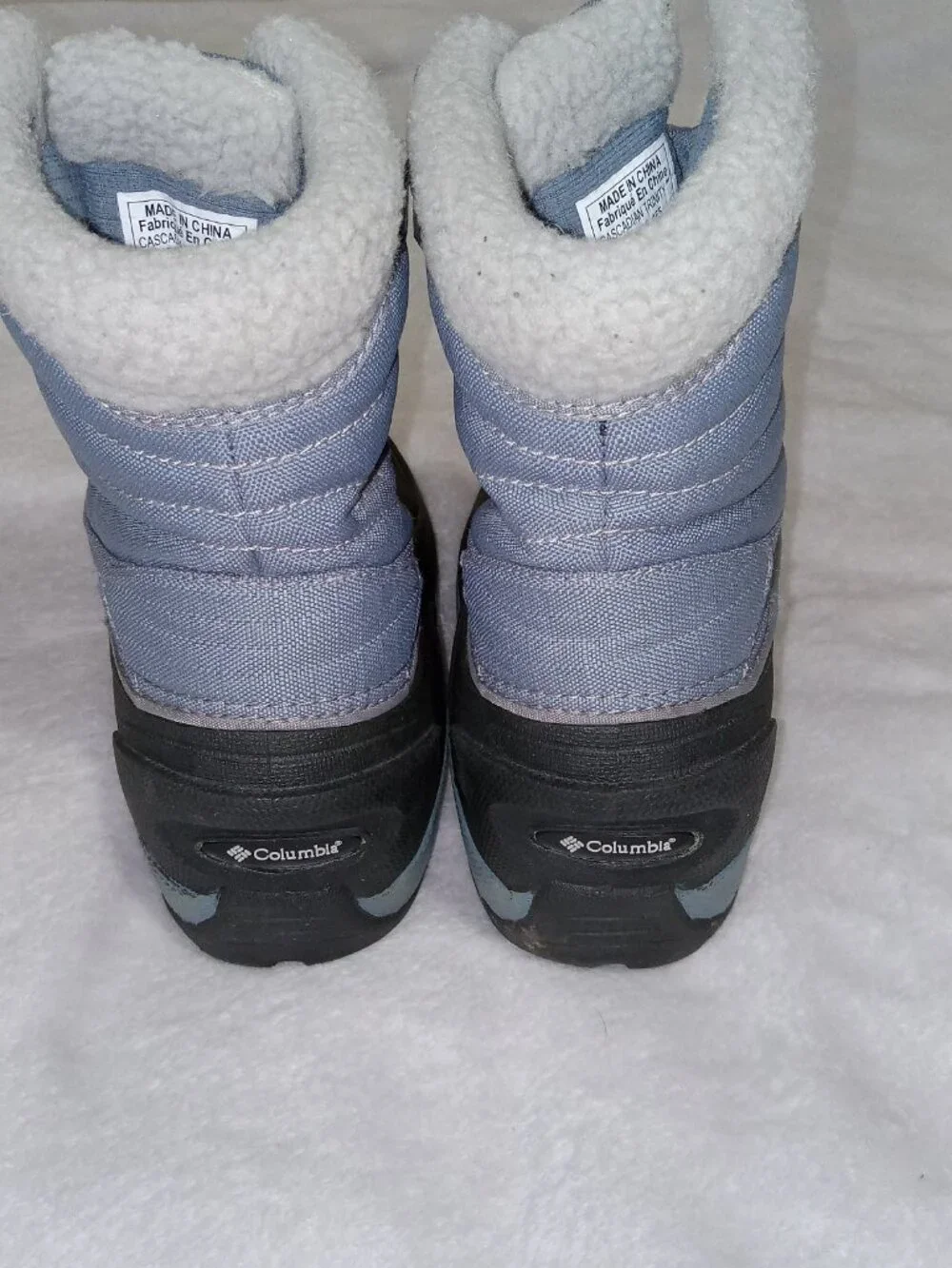 Columbia Cascadian Trinity Thermolite Winter Snow Boots Blue Black Women’s 6.5